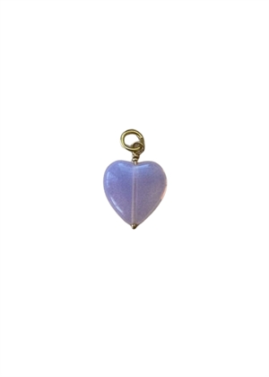 French grande heart pendant Soft Rose Pico 